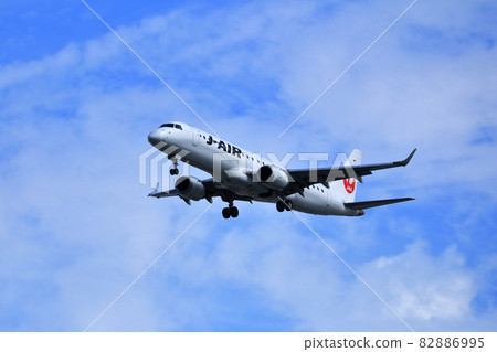 大阪國際機場JAL飛機降落準備就緒森ji川ji 82886995
