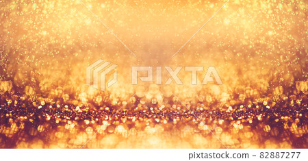 Golden glitter bokeh elegant 82887277