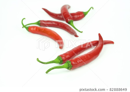 Hot peppers and herbs, Asian food. Hot peppers and herbs, Asian food. 82888649