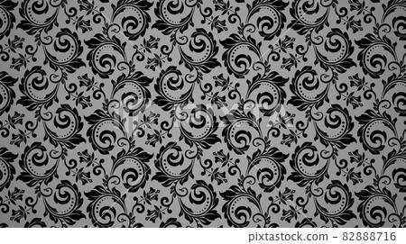 Wallpaper in the style of Baroque. Seamless background. Wallpaper in the style of Baroque. Seamless background. 82888716