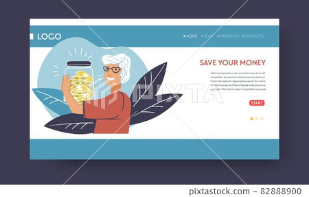 Save your money, person with financial assets 82888900