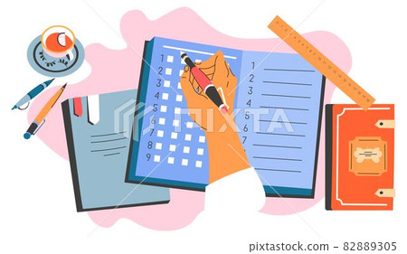 Planner or organizer, book or diary put down notes 82889305