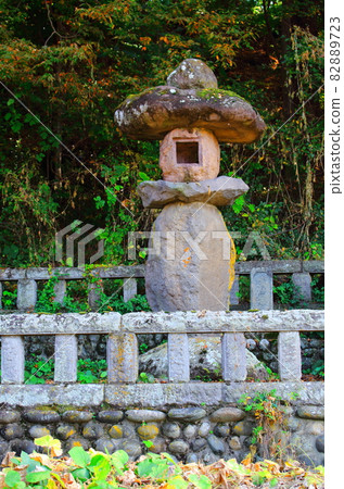 Ancient shrine and stone monument 2110 82889723