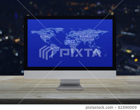 Happy new year 2022 global business start up online concept, Elements of this image furnished by NASA Happy new year 2022 global business start up online concept, Elements of this image furnished by NASA 82890009