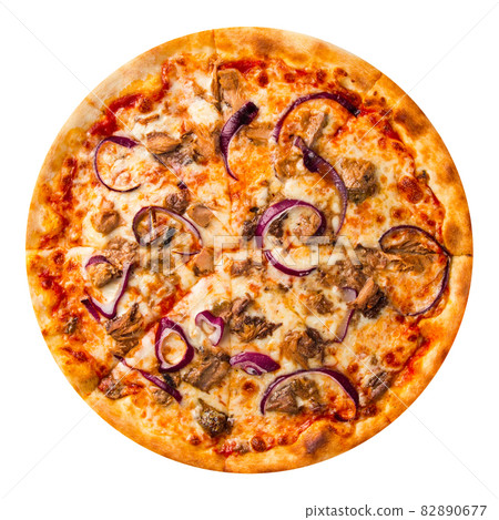 Green avocado salad with toast dish 82890677