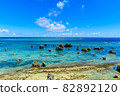 Scenery of Higashi Heian Nazaki, Miyakojima, Okinawa Prefecture 82892120