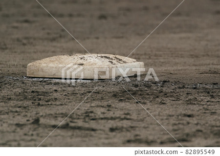 Baseball field 2nd base 82895549