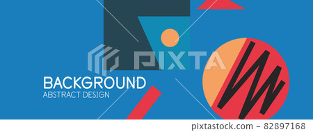 Abstract background with blocks, lines, geometric shapes. Techno or business concept for wallpaper, banner, background, landing page Abstract background with blocks, lines, geometric shapes. Techno or business concept for wallpaper, banner, background, landing page 82897168