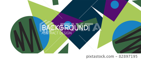 Abstract background with blocks, lines, geometric shapes. Techno or business concept for wallpaper, banner, background, landing page Abstract background with blocks, lines, geometric shapes. Techno or business concept for wallpaper, banner, background, landing page 82897195