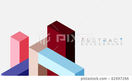 Abstract background. 3d cubes, cubic elements and blocks. Techno or business concept for wallpaper, banner, background, landing page Abstract background. 3d cubes, cubic elements and blocks. Techno or business concept for wallpaper, banner, background, landing page 82897266