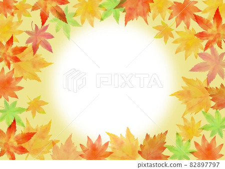 Fallen leaf image_beige_rectangle 82897797
