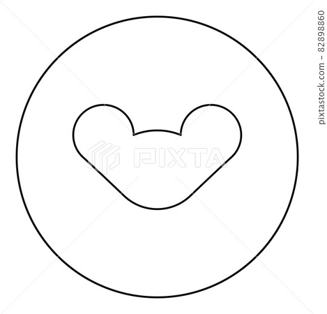 Wing nuts butterfly hand tightening Female screw Hardware icon in circle round black color vector illustration solid outline style image Wing nuts butterfly hand tightening Female screw Hardware icon in circle round black color vector illustration solid outline style image 82898860