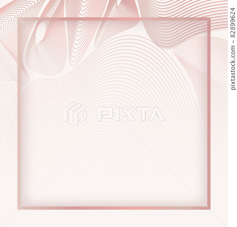 Contour line background frame - Stock Illustration [82899624] - PIXTA