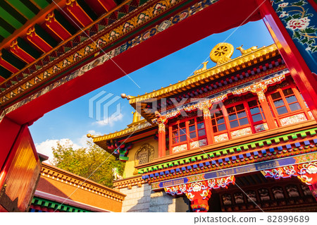 充滿異國情調的藏式寺院錢伯林<愛知縣名古屋市> 82899689