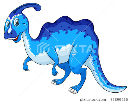 A Parasaurus dinosaur cartoon character 82899916