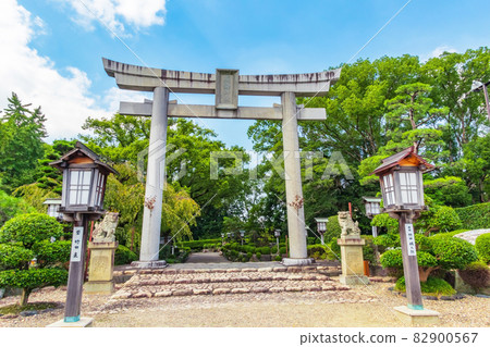 Narumi Shrine was founded in the Asuka period <Nagoya City, Aichi Prefecture> 82900567