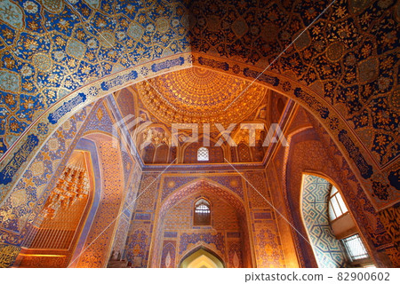 Uzbekistan Samarkand Registan Thirakari Madrasa 82900602