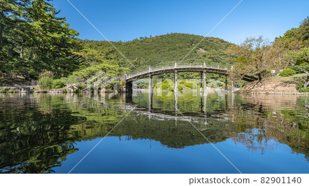 【香川縣高松市】栗林園圓月橋 82901140