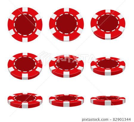 Casino chips. Colored token coins for gaming poker gambling and blackjack decent vector casino realistic items Casino chips. Colored token coins for gaming poker gambling and blackjack decent vector casino realistic items 82901344