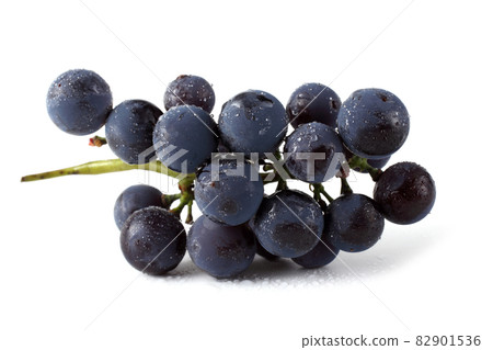 Wine grape isolated on white Wine grape isolated on white 82901536