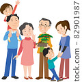 Family of 3 generations 82901987