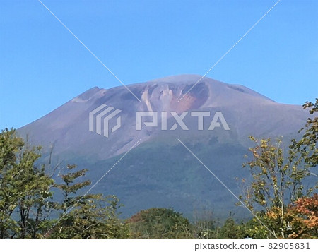 清晨的淺間山 82905831