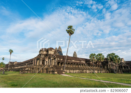 Angkor Wat Temple seen across the lake in Siem reap at Cambodia Angkor Wat Temple seen across the lake in Siem reap at Cambodia 82906007