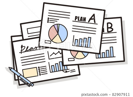 Simple proposal / proposal illustration documents Simple proposal / proposal illustration documents 82907911