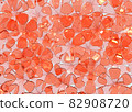 3d illustration of glass flowers pattern texture on blue background  82908720
