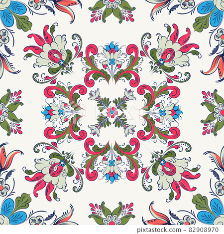 Rosemaling vector pattern 14 82908970