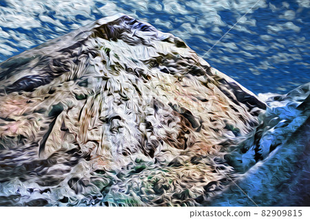 Glacier and cliff of Everest Mountain in Nepal 82909815