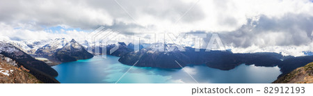 Canadian Rocky Mountain landscape and Garibaldi Lake. 82912193