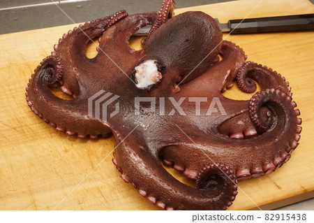 Boiled octopus Boiled octopus 82915438