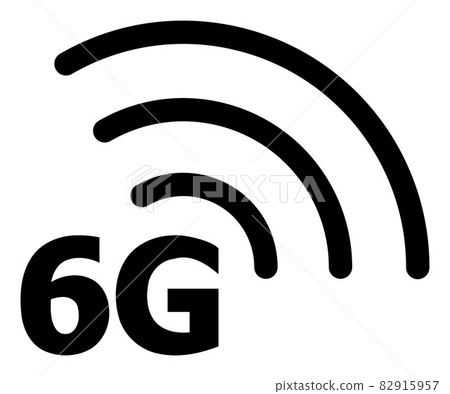 6G Internet - Vector Icon Illustration 6G Internet - Vector Icon Illustration 82915957