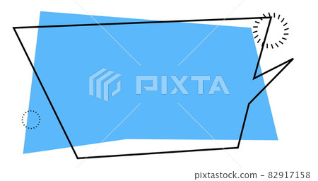Image of a speech bubble with a blue background - Stock Illustration ...