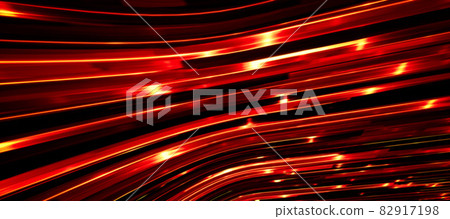 鮮豔細緻的全景景觀圖：科技光束特效背景（3D CG 渲染數位插圖） 82917198