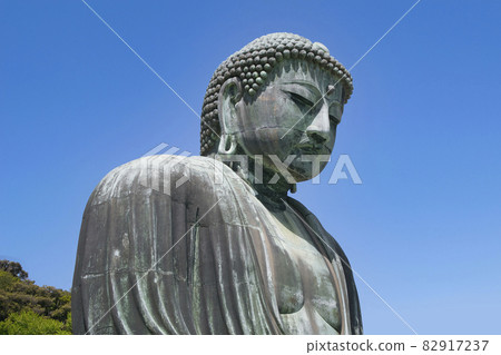 Kamakura City Kotoku-in Temple, the principal image, the Great Buddha of Kamakura, a national treasure 82917237