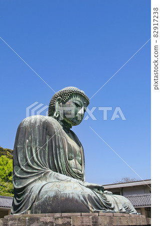 Kamakura City Kotoku-in Temple, the principal image, the Great Buddha of Kamakura, a national treasure Kamakura City Kotoku-in Temple, the principal image, the Great Buddha of Kamakura, a national treasure 82917238