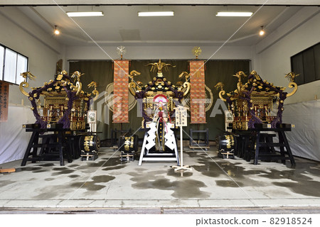 Asakusa Shrine Sanja Matsuri Three portable shrines Asakusa Shrine Sanja Matsuri Three portable shrines 82918524
