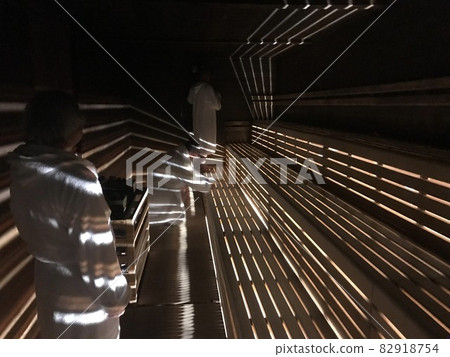 Modern illuminated sauna in Terme Milano Modern illuminated sauna in Terme Milano 82918754