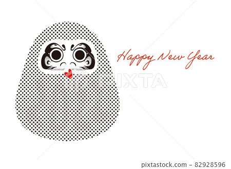 2022 Daruma-san 新年賀卡模板 / 可愛 / 簡單 2022 Daruma-san 新年賀卡模板 / 可愛 / 簡單 82928596