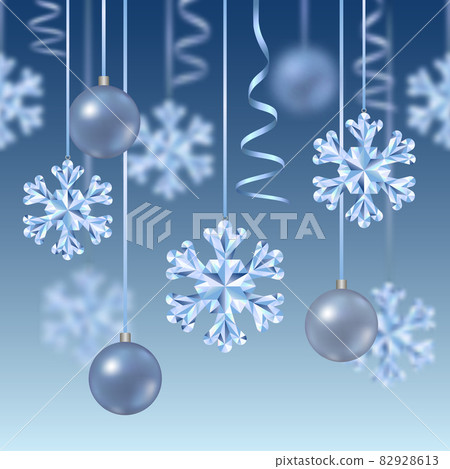 Christmas and New Year Vector Seamless Border Christmas and New Year Vector Seamless Border 82928613