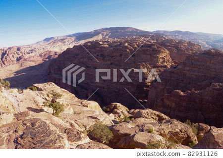 Jordan Petra Ruins Valley World Heritage Site 82931126