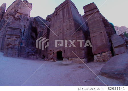 Jordan Petra Ruins Valley World Heritage Site Jordan Petra Ruins Valley World Heritage Site 82931141