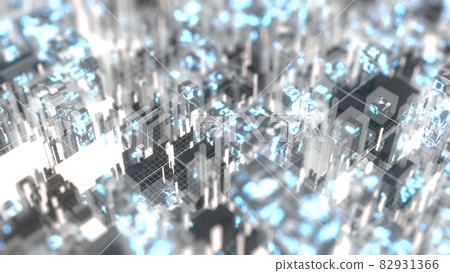 Cyberspace Machine Space Sci-fi City VJ [There is another Ver] 82931366