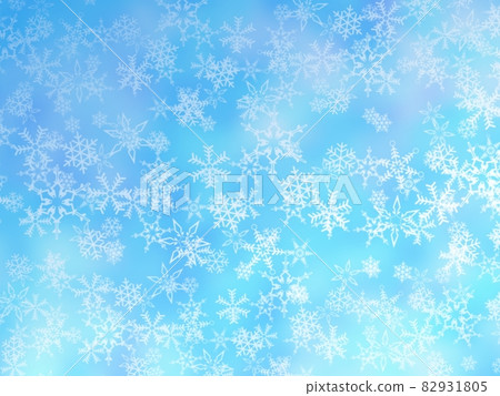 01 號雪花的藍色插圖 01 號雪花的藍色插圖 82931805