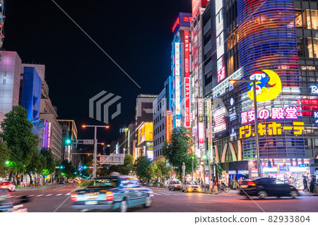 《愛知縣》名古屋市中心榮的夜景 《愛知縣》名古屋市中心榮的夜景 82933804