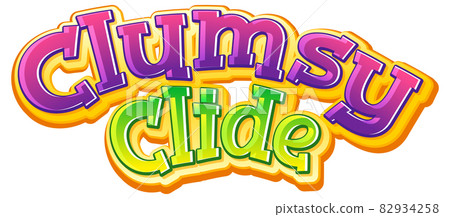 Clumsy Clide logo text design Clumsy Clide logo text design 82934258