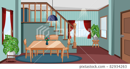 Living room interior design with furnitures Living room interior design with furnitures 82934263