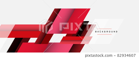Vector background. Abstract overlapping color lines design with shadow effects. Illustration for wallpaper banner background or landing page Vector background. Abstract overlapping color lines design with shadow effects. Illustration for wallpaper banner background or landing page 82934607